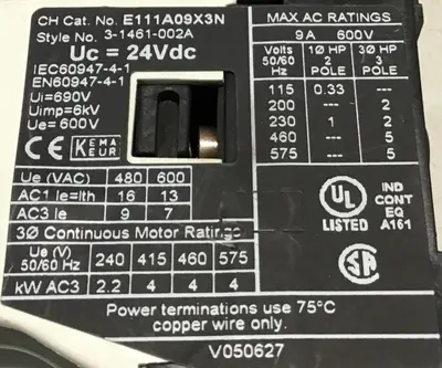 USED EATON CORP E111A09X3N