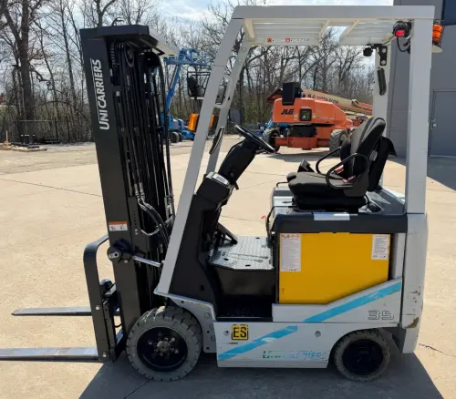 Used 2022 UNICARRIERS BXC35N 4-Wheel Sit down Electric Counterbalance Forklifts Pennsylvania US | National Lift Equipment #1382219