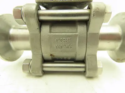 Parker 1"-CF8M 1" 1000WOG Stainless Sanitary Tri-clamp Ball Valve DN25 1"