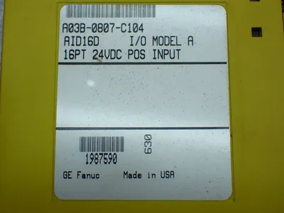 Used FANUC A03B0807C104 PLC Input & Output Ohio US | HGR 24 #885664