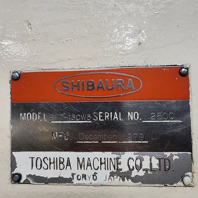 1979 TOSHIBA BFT-13C-W3 BORING MILLS, HORIZONTAL, TABLE TYPE | Prime Machinery (22)