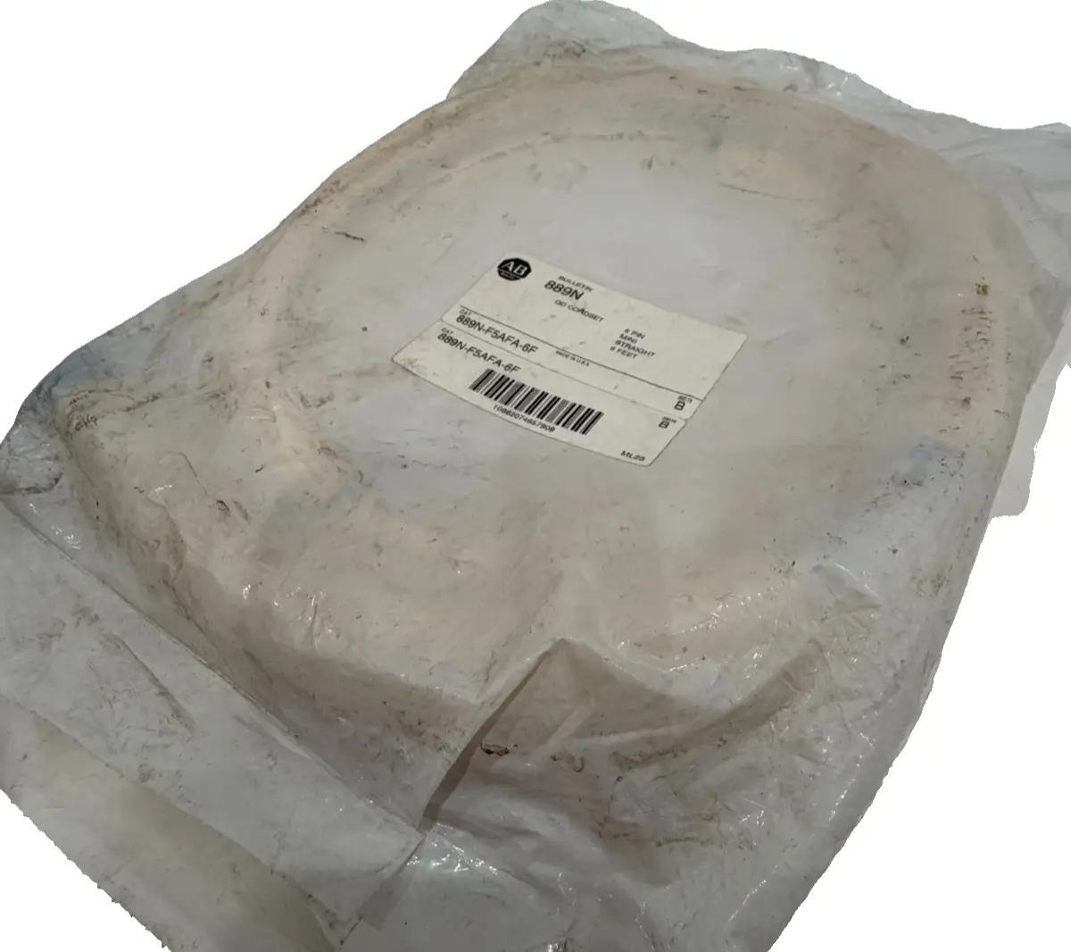 ALLEN BRADLEY 889N-F5AFA-6F QD CORDSET SER.B 889NF5AFA6F NEW, SURPLUS