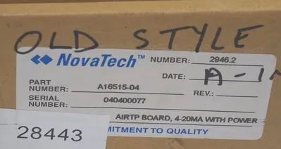 NEW NOVATECH A16515-04 AIRTP BOARD 2588277-0003, 2588277, A1651504