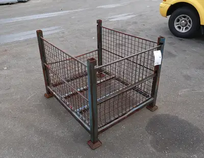 Steel Storage Cage 33" x 38.5" x 33"