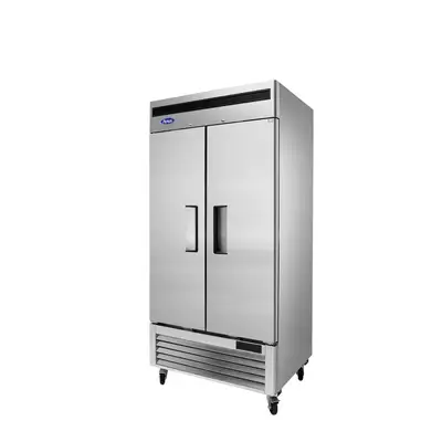 New | in-Stock Atosa New Atosa MBF8506GR Bottom Mount Slim (2) Door Reach-In Refrigerator Refrigerators Illinois US | Falcon Restaurant Supply #1375498