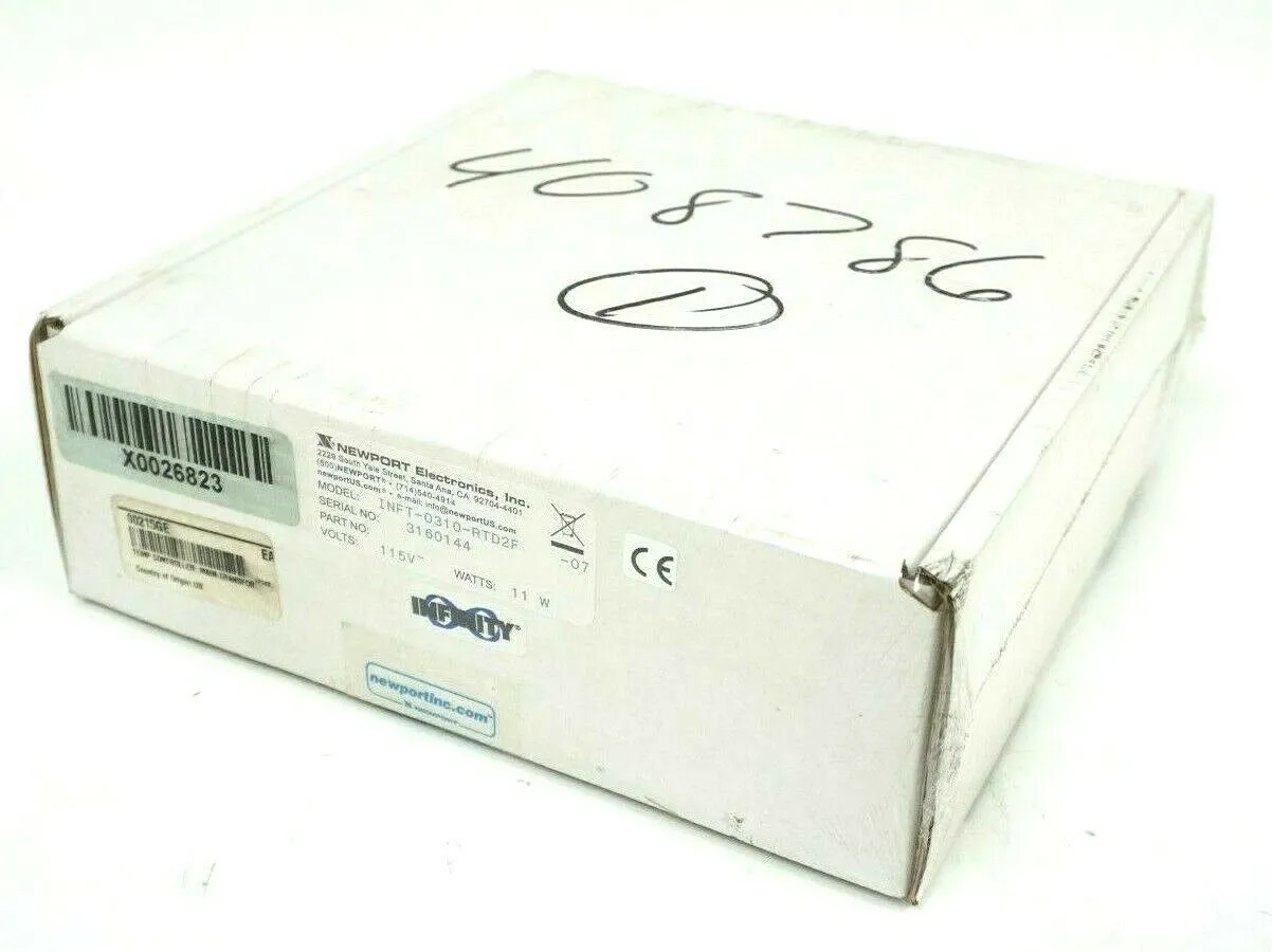 NEW SEALED NEWPORT INFT-0310-RTD2F TEMPERATURE CONTROLLER INFT0310RTD2F