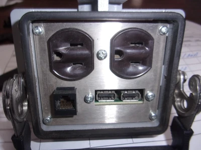 USED MENCOM 23521 RECEPTACLE  USB-RJ45