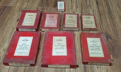 Set Of 8 RED-E Quick Acting Cam Action Grinder Dog The Ready Tool Rare Vintage