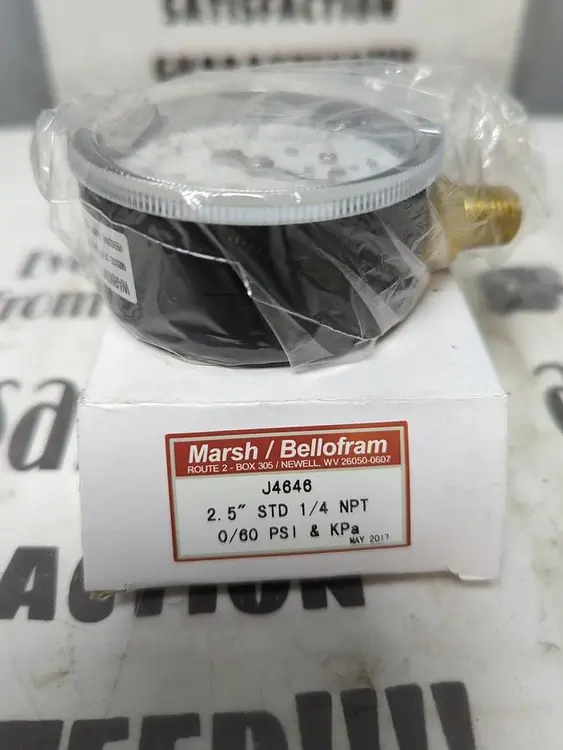 New | in-Stock MARSH J4646 Universal Pressure Meters Ohio US | Surplus Asset Holdings #1240807