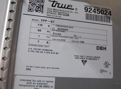 142-1104 True 67" Raised Rail Pizza Prep Table and Cooler TPP-67