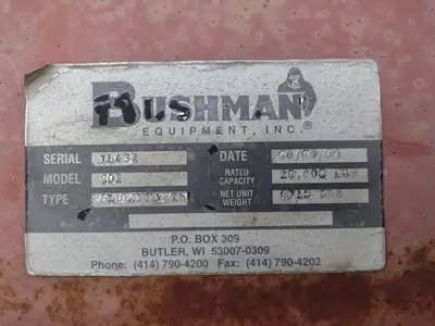 USED BUSHMAN 901