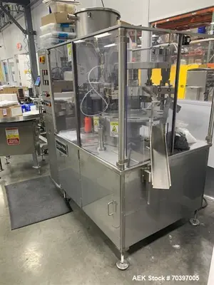 Used Prodo-Pak T-60 Ultrasonic Tube Filler – 14mm to 50mm Tube Diameter – Round & Oval Tube Sealing with Elkay Chiller