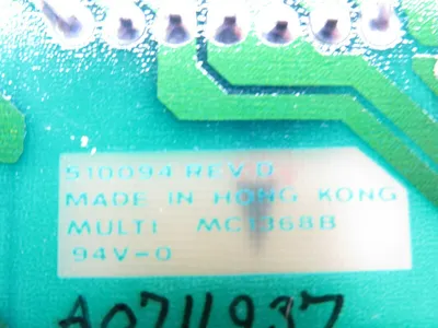 USED K TRON 510094 POWER SUPPLY BOARD REV D