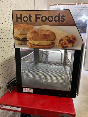 Used Wisco Used Wisco 123 Heated Countertop Display Case Merchandiser - 120V 480W Countertop Display Warmers Illinois US | Falcon Restaurant Supply #1375127