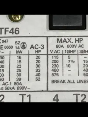 USED SIEMENS 3TF4622-OAK6