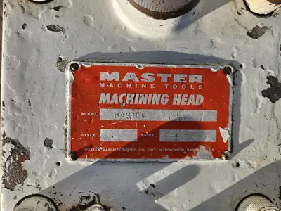 5 HP MASTER MACHINE TOOLS PORTABLE BORING & MACHINING HEAD: STOCK #20852
