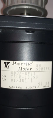 NEW Yaskawa Electric / Minertia Motor R08M-UV41