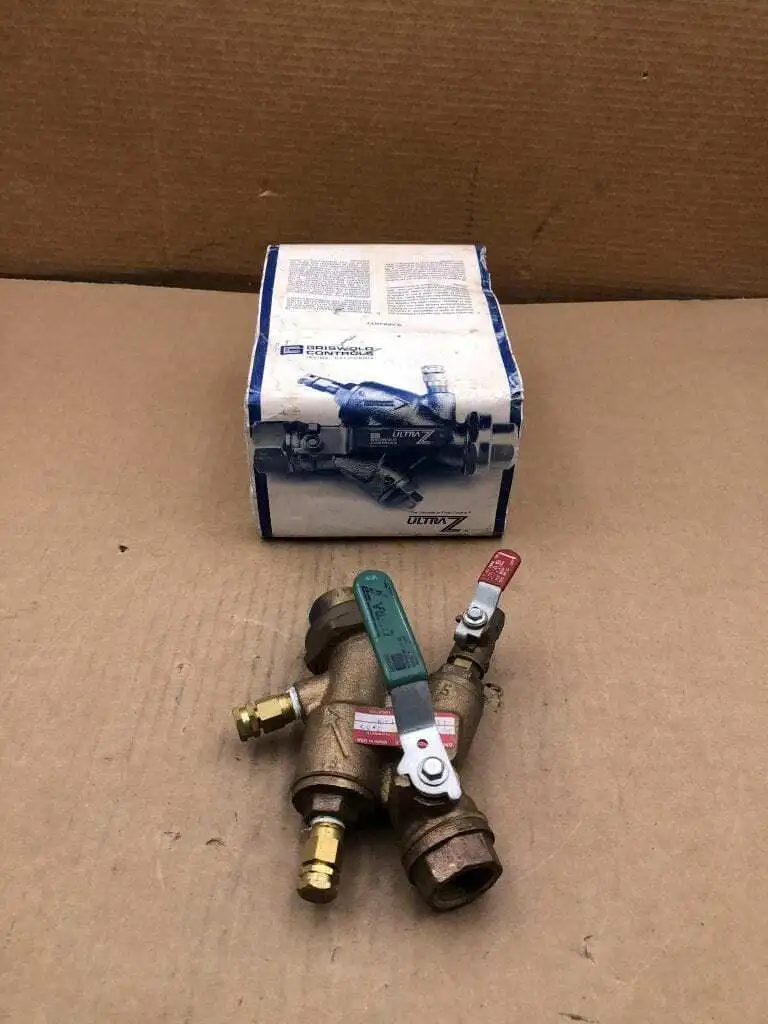Griswold 3062BFF0 Bronze Combination Strainer Ball Valve 0.55GPM 3/4″