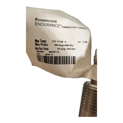 New | in-Stock Rosemount 402VP-13 Conductivity Meters Saskatchewan CA | Tools of Industry #1496517