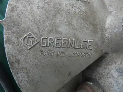 Greenlee 555 Rigid Conduit Bender Corded 120V Electric 1/2-2" Pipe Rigid Shoe