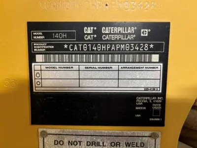 2007 Caterpillar 140HNA