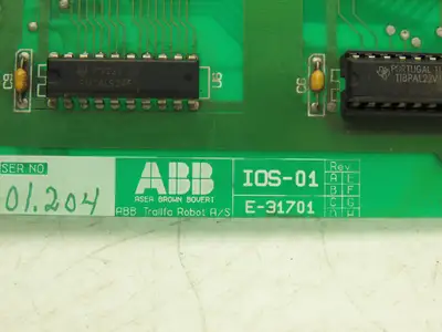 ABB Robotics E-31701 IOS-01 Input Output Board