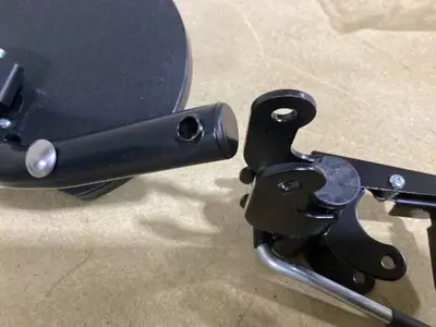 Invacare - Wheelchair Elevating Legrests with Composite Footplates & Non-Padded Calf Support - Black