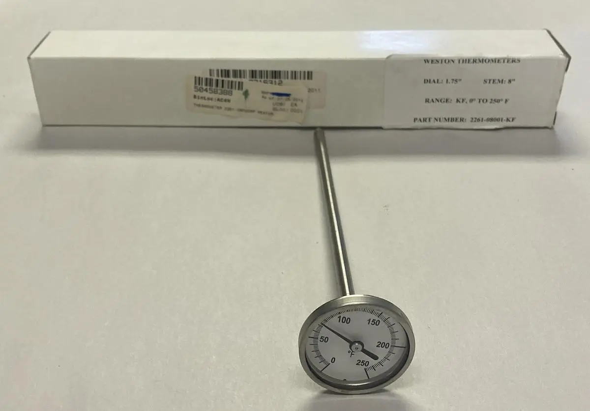 New | in-Stock WESTON THERMOMETERS 2261-08001-KF Temperature/Pressure Ohio US | Surplus Asset Holdings #1234535