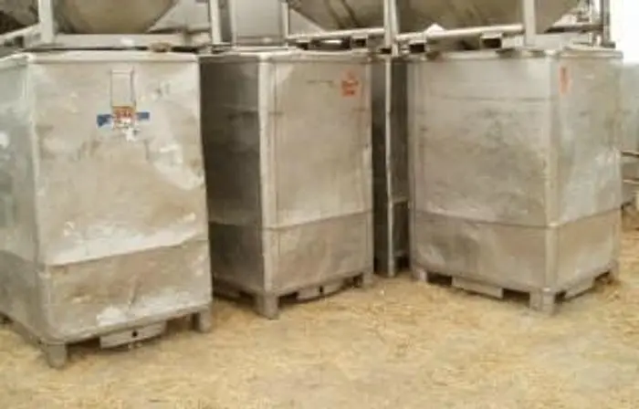 Bin, 50 CF, S/st, 46" X 41" X 43", Tote, (18) #H733269