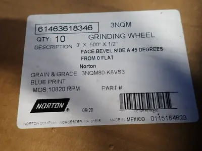 Norton, Lcb Print Multipack Grinding Wheels