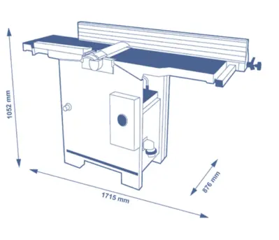 SCM minimax fs 30c 12″ Jointer Planer (1-phase)