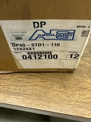 New | in-Stock AIRGUARD DP40-STD1-110 12X24X1 Filters Ohio US | Surplus Asset Holdings #1238704