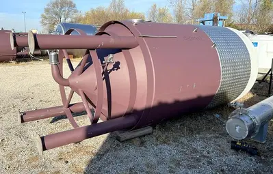Tank, 1,200 Gallon, 304 S/st, Jkt, Wine Fermentation Tank #S744893