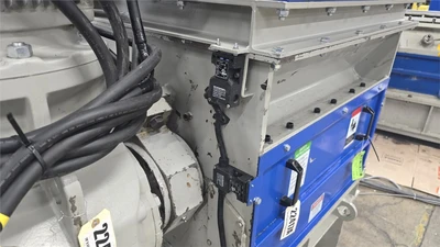 20" X 33" Zerma ZBS850 Single Shaft Shredder, 24 HP AC Motor