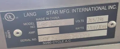 Used STAR MANUFACTURING PBF24SG Electric Cooking Equipment British Columbia CA | Surrey Food Equipment #1324788