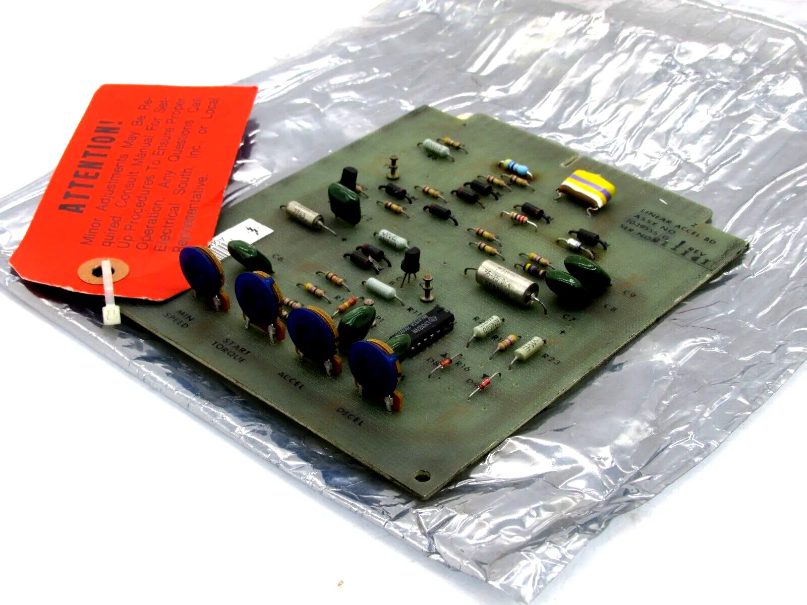 USED FINCOR 1039555-G1 LINEAR ACCEL BOARD 1039556 1039555G1