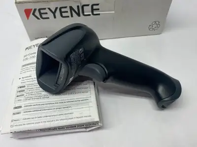 USED KEYENCE HANDHELD CODE SCANNER/READER, 0-114MM READING