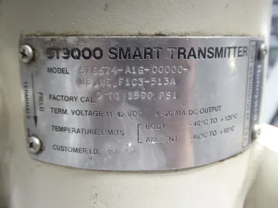 Honeywell STG674-A1G-00000-MB,ME,F1C3-513A Smart Pressure Transmitter OIC Used