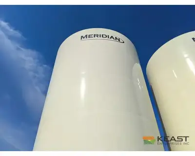 Used MERIDIAN 1417 STANDARD - 2489 BUSHELS Hopper Bottom Silos Iowa US | Keast Enterprises #1360517