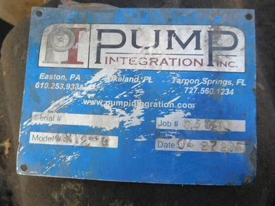 Used Ingersoll Rand 4X12CB-9 Pumps Ohio US | Equipment Recovery Corp. #1330500