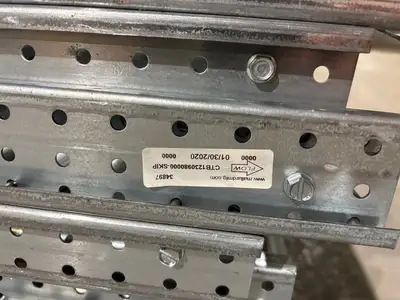 USED MALLARD MANUFACTURING 98"L X 11.5"W GRAVITY FLOW RACKING