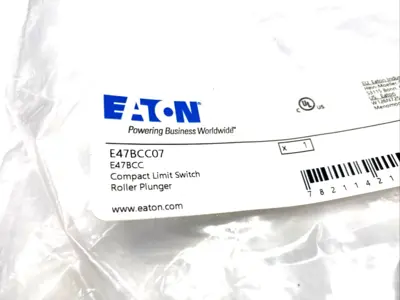 USED EATON COMPACT LIMIT SWITCH, ROLLER PLUNGER
