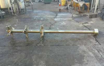 SPC9111  Agitator 5" dia x 141" long agitator shaft, Stainless Steel