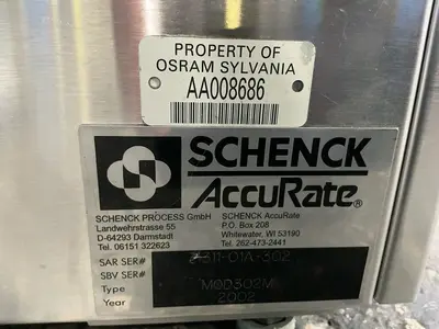 Used 2002 SCHENCK MOD302N Chemical & Process Equipment Ohio US | HGR 24 #1424459
