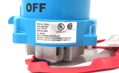 NEW MELTRIC 33-38043 INLET/PLUG 3338043