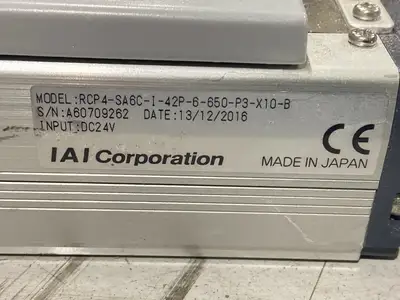 RCP4-SA6C-I-42P-6-650-P3-X10-B | IAI  ROBO Cylinder Slider Type - Used