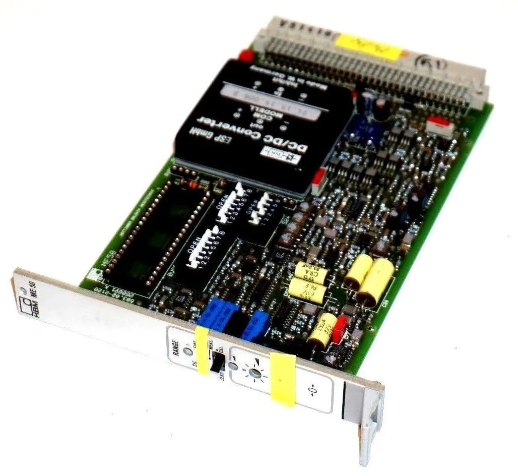 USED HOTTINGER BALDWIN MESSTECHNIK ME50 AMPLIFIER CARD 603.02-2129 260891 K