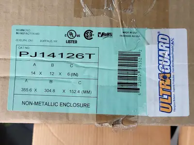 NEW 2013 HAMMOND MANUFACTURING PJ14126T