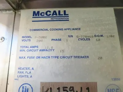 USED MCCALL P-5002