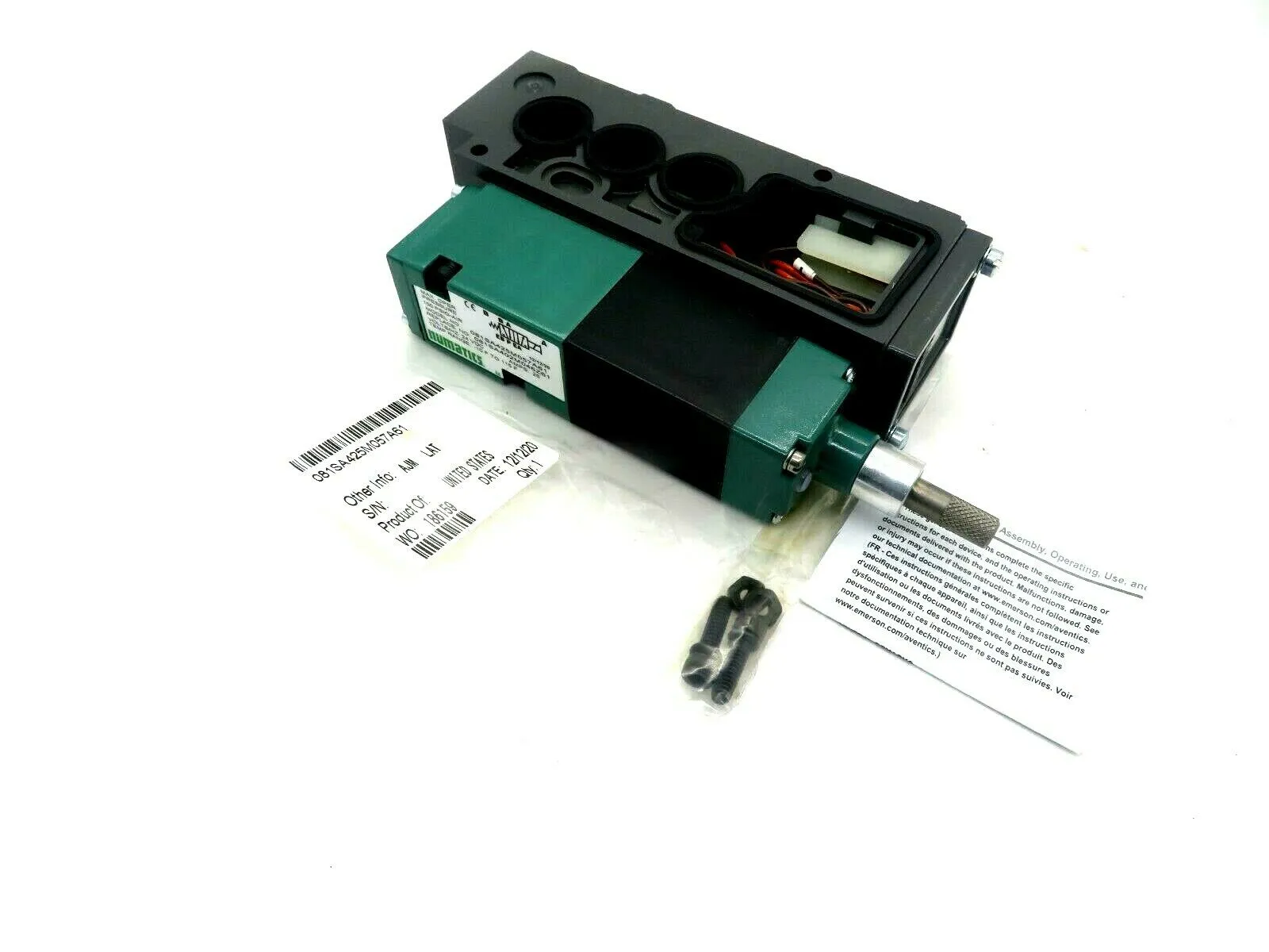 NEW ASCO NUMATICS 081SA425M057A61 SOLENOID VALVE